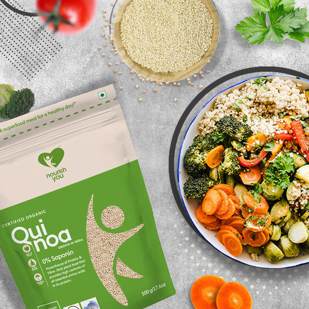 Nourish You ORGANIC WHITE QUINOA - EarthBased