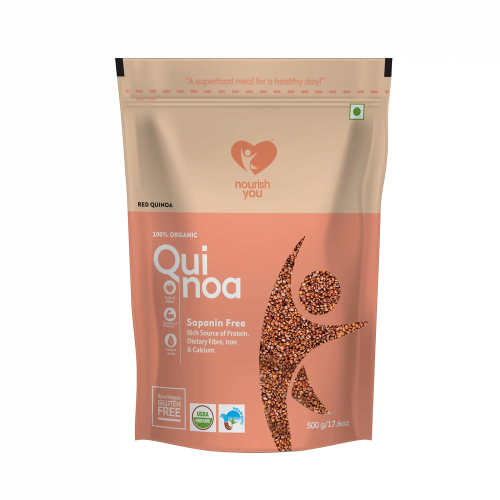 Nourish You ORGANIC RED QUINOA 500G - EarthBased