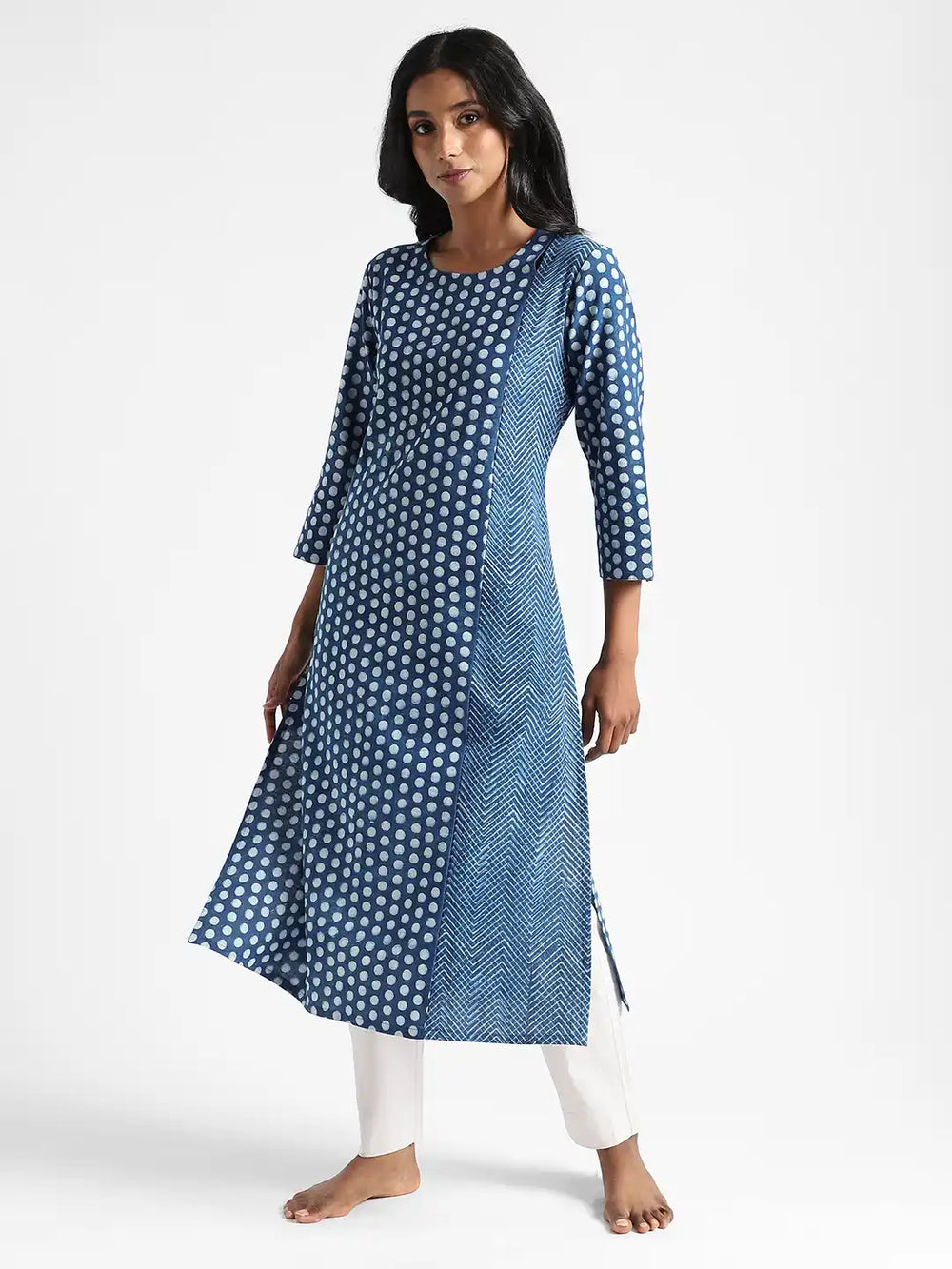 Organic Cotton & Natural Dyed Womens Ash Grey Color Slim Fit Pants by Livbio - EarthBased