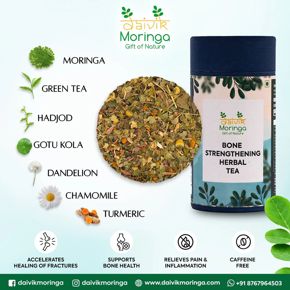 Bone Strengthening Herbal Tea | Daivik Moringa - EarthBased