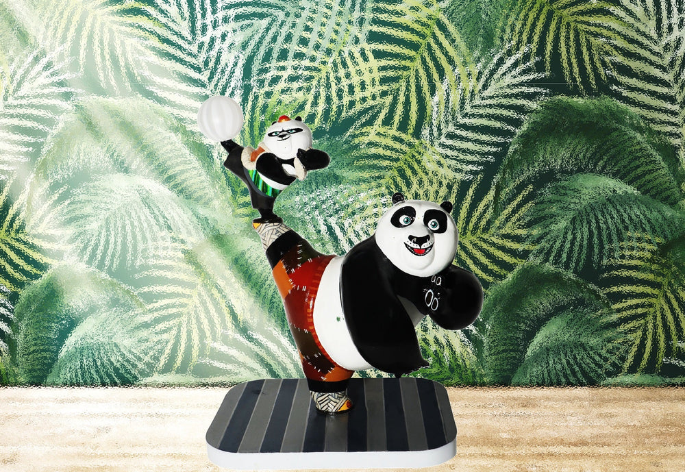 Po and Sim's Playful Balancing Act Lamp | Rasa Asthetic | Gulessence - Gulessence