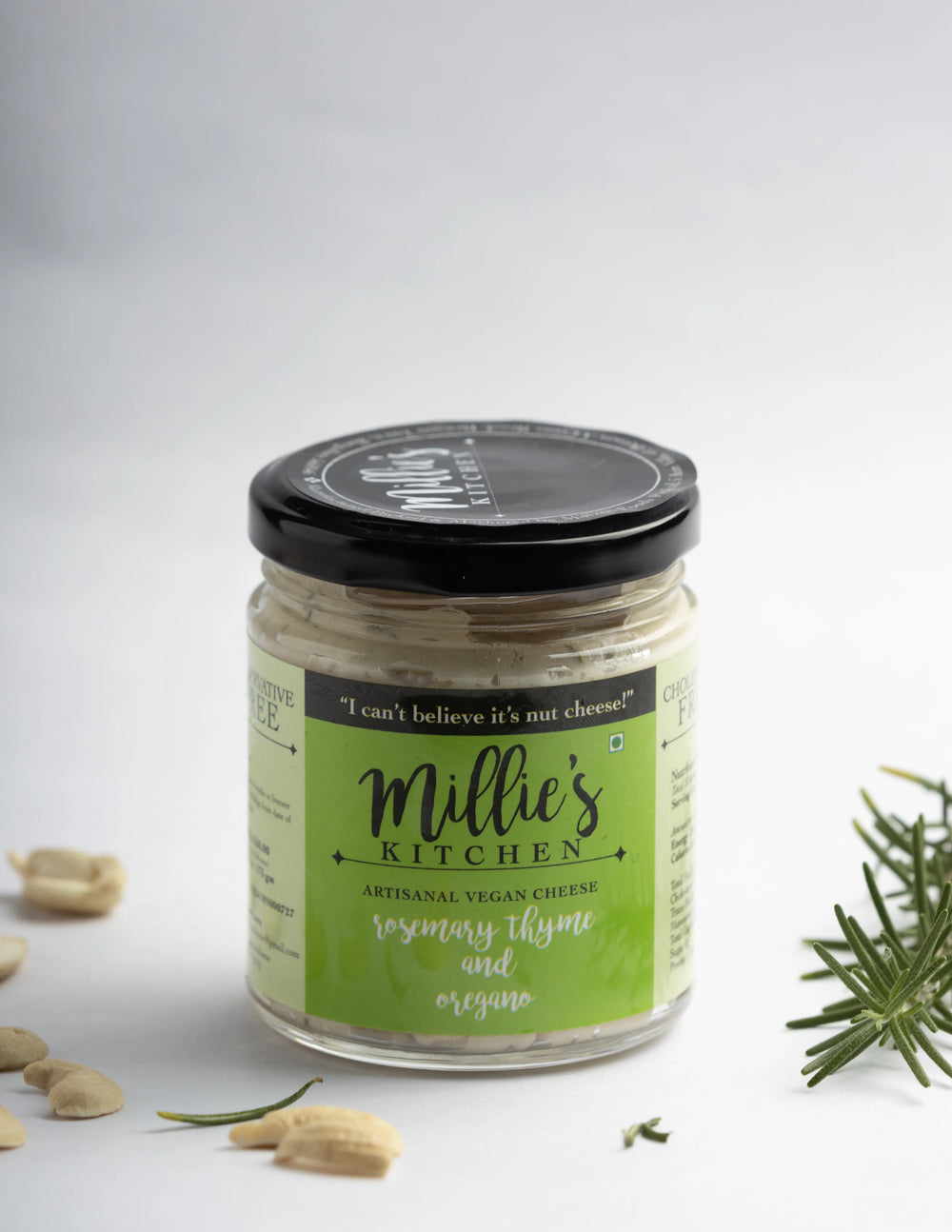 Rosemary Thyme and Oregano | Millie's Vegan Cheese - EarthBased