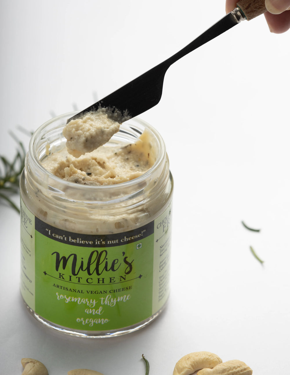 Rosemary Thyme and Oregano | Millie's Vegan Cheese - EarthBased