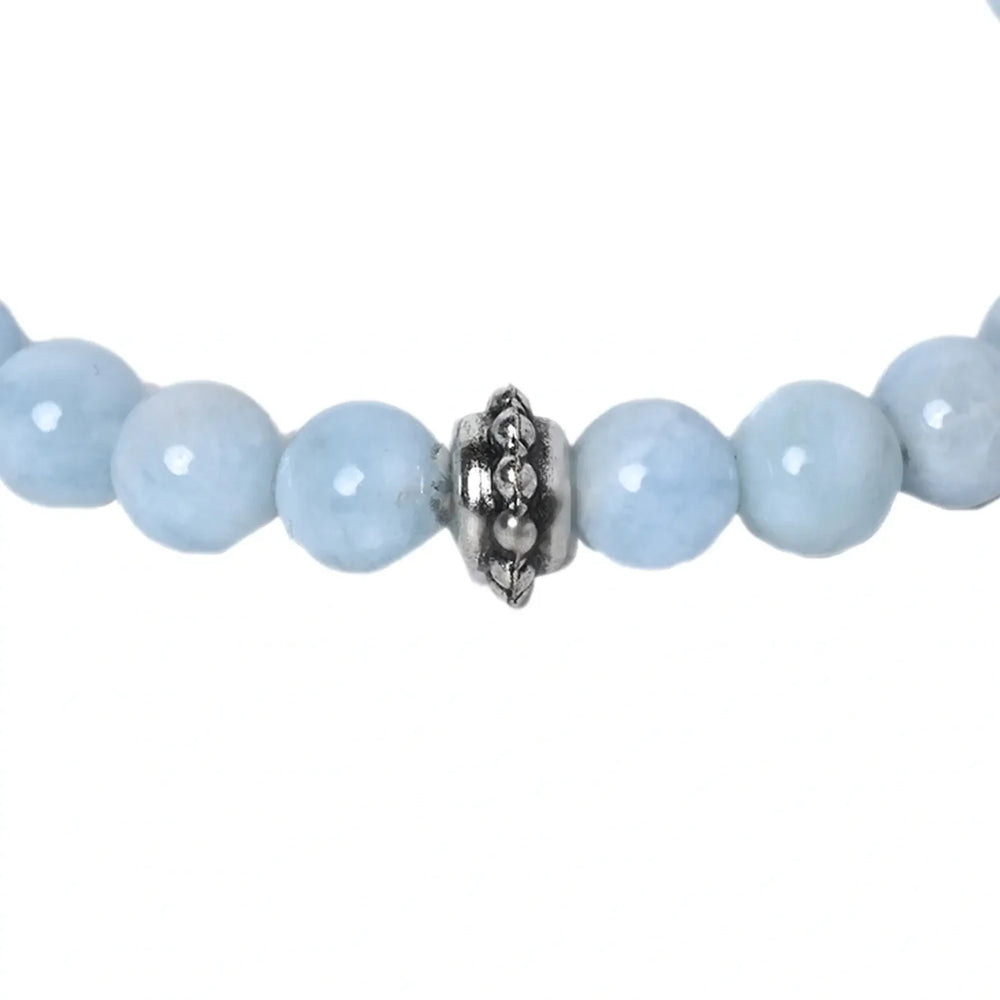 Radiate Calmness with our Aquamarine Healing Gemstone Bracelet - Unlock Healing Benefits for Your Loved One - EarthBased