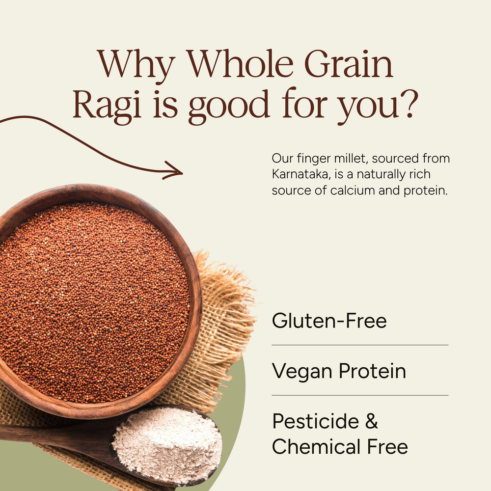 Ragi (Finger Millet) - Whole Grain - EarthBased