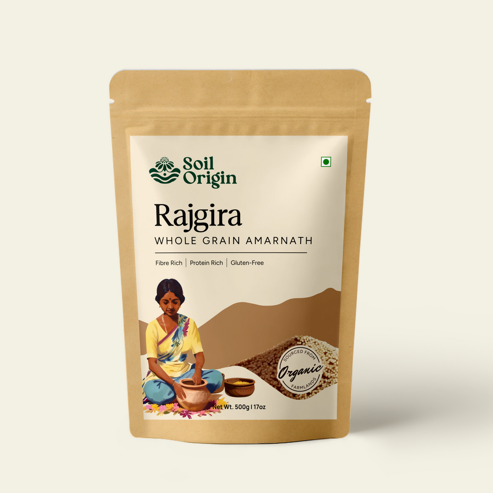 Rajgira (Amaranth) - Whole Grain | Pack of 2 | Soil Origin - EarthBased