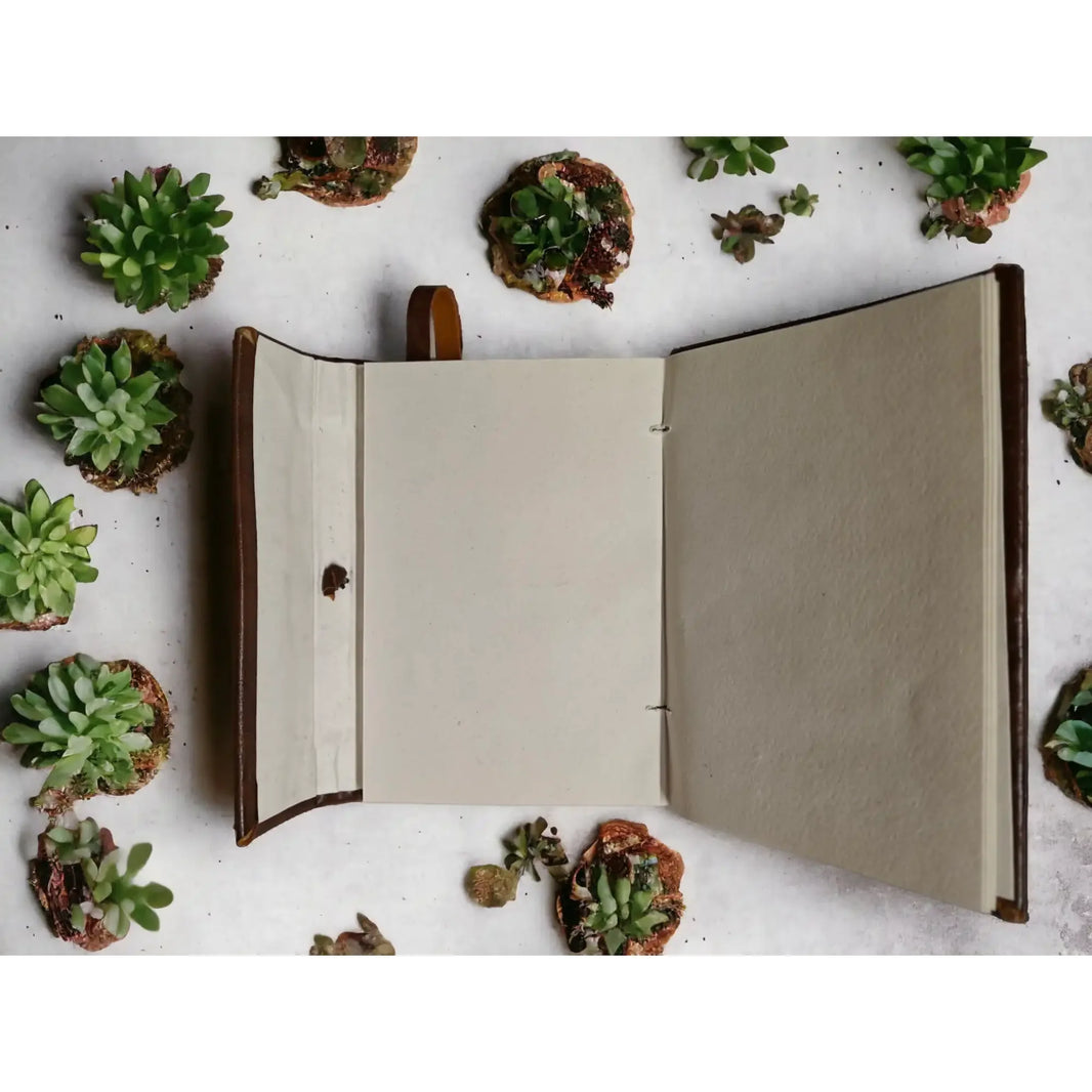 Recycled Paper Vegan Leather Journal - A6 | ONEarth - EarthBased