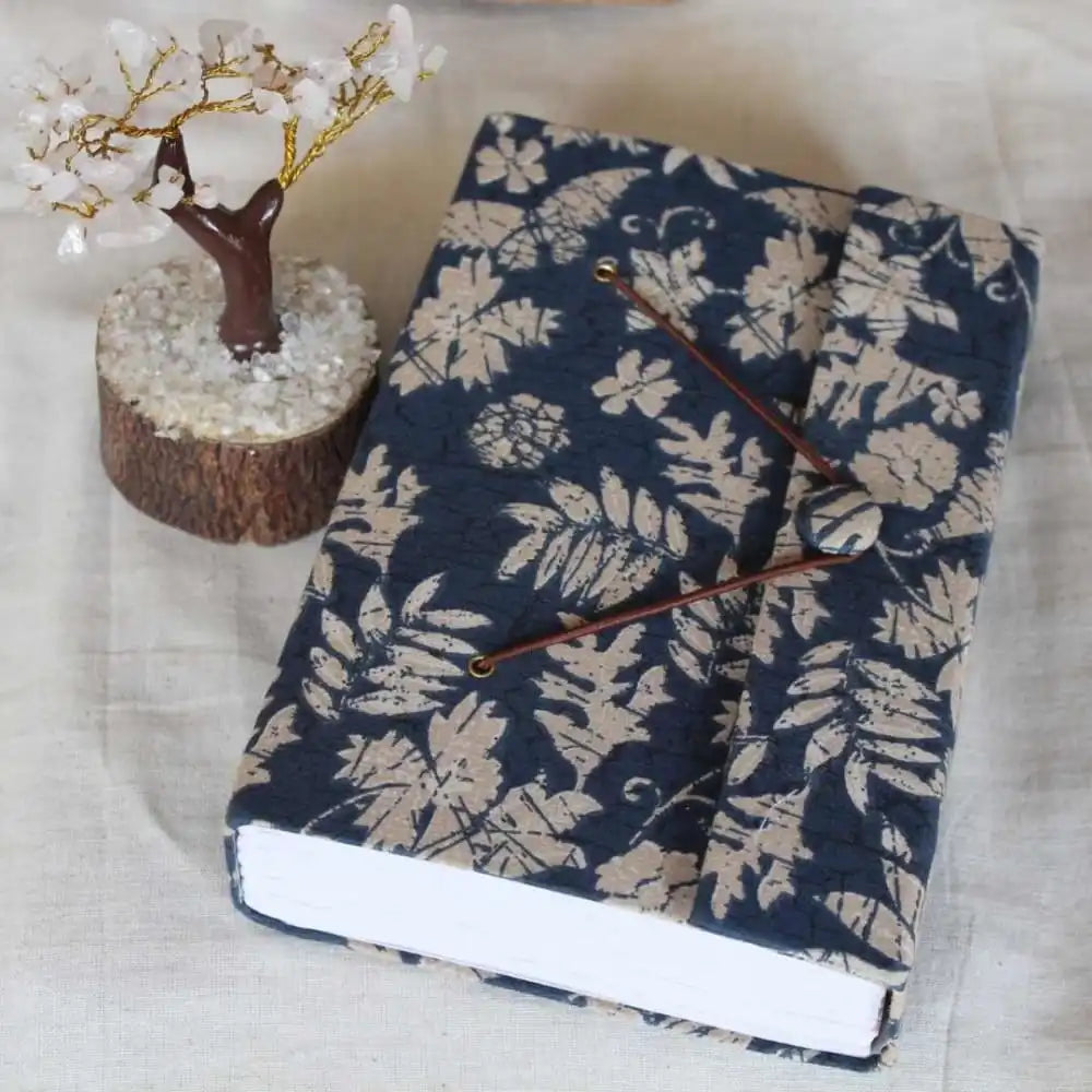 Recycled Paper Vintage Journal (BLUE) - Jumbo | ONEarth - EarthBased
