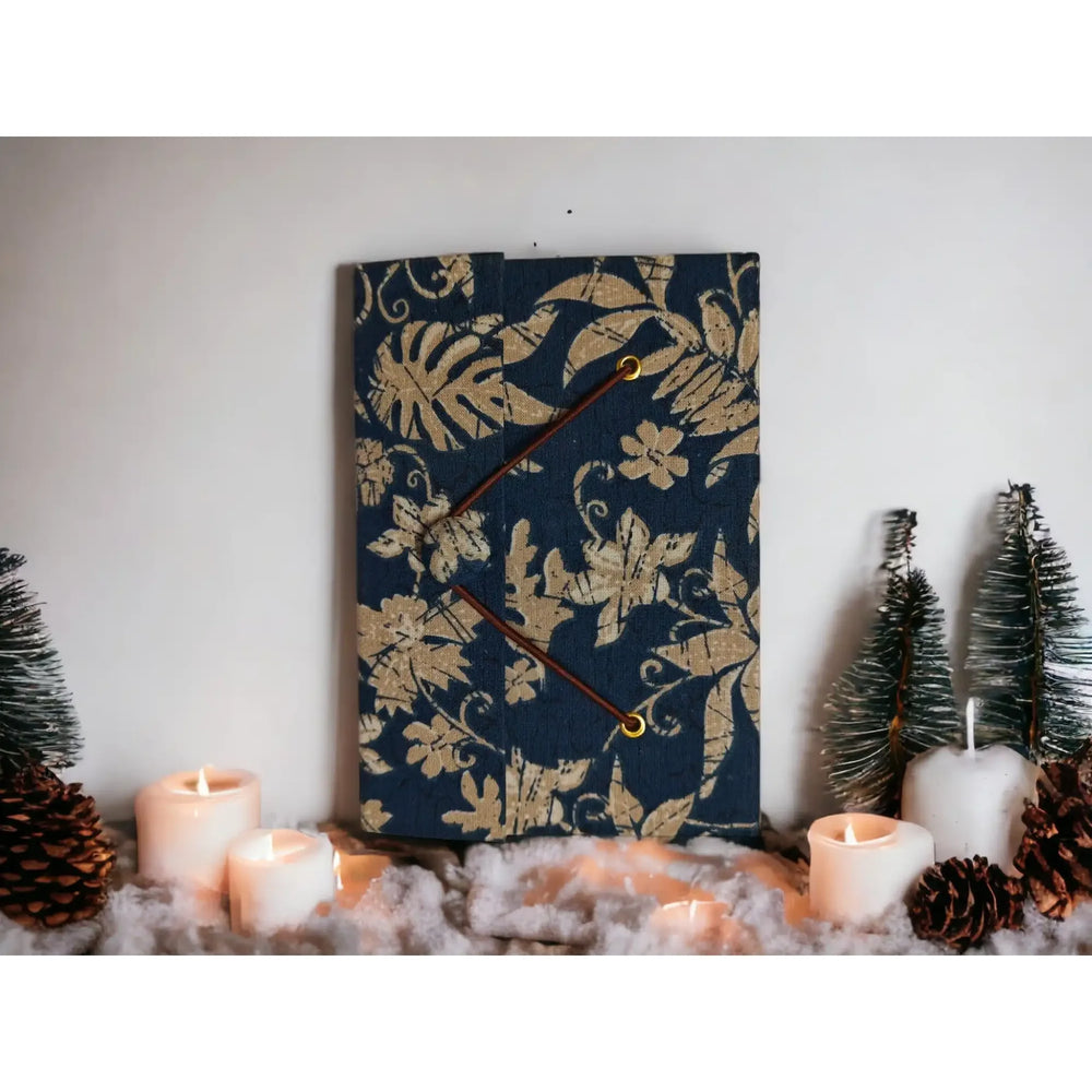 Recycled Paper Vintage Journal (BLUE) - Small | ONEarth - EarthBased