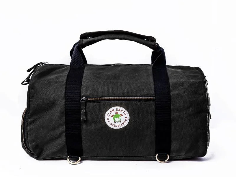Rhino Duffel - Charcoal Black | Clan Earth - EarthBased