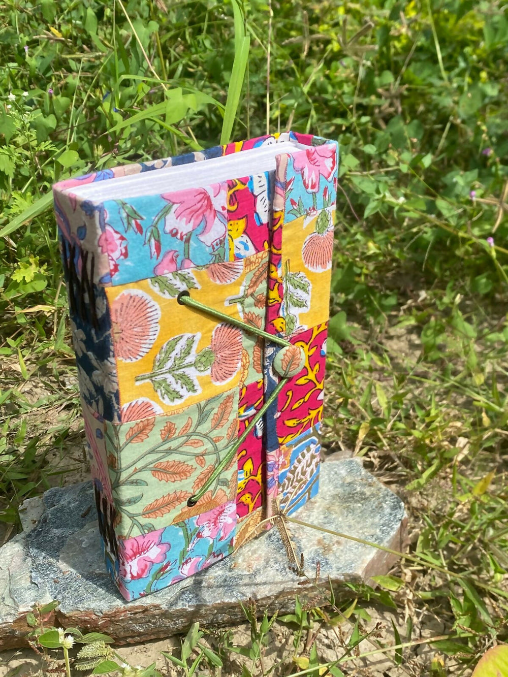 Recycled Paper Vintage Journal (MULTICOLOR) - Jumbo - EarthBased