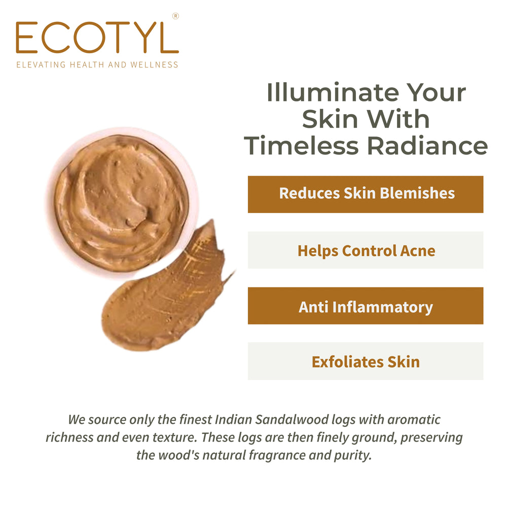 Natural Sandalwood Powder | Ecotyl - EarthBased
