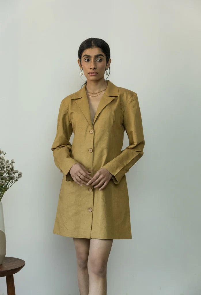 SLIM-FIT BLAZER DRESS - EarthBased
