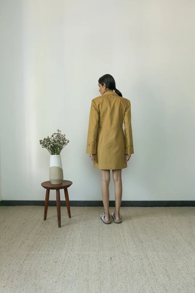 SLIM-FIT BLAZER DRESS - EarthBased
