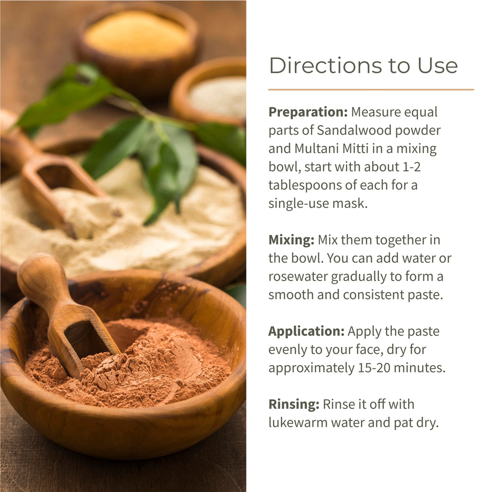 Skin Care Combo - Sandalwood Powder & Multani Mitti | Ecotyl - EarthBased