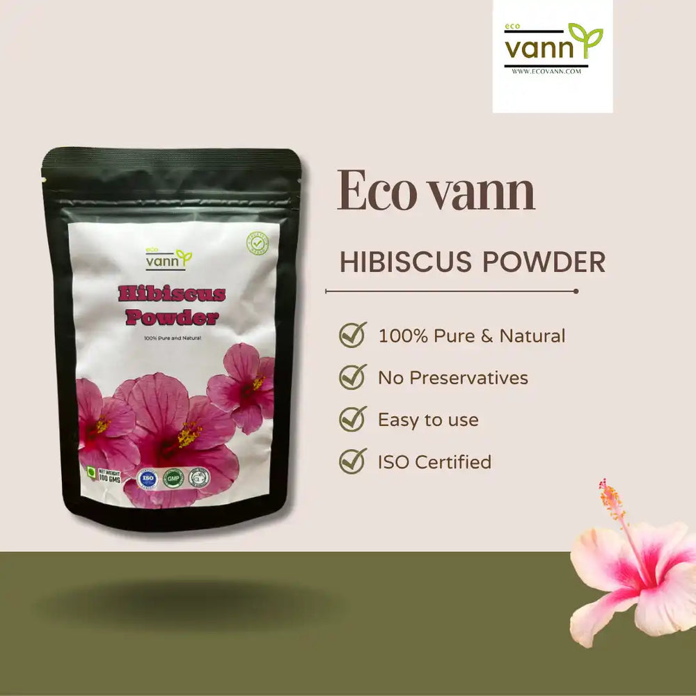 Eco vann | Hibiscus Powder | Pack of 6 - EarthBased