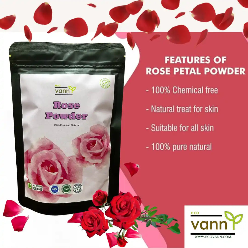 Eco vann Rose powder | Pack of 3 - EarthBased
