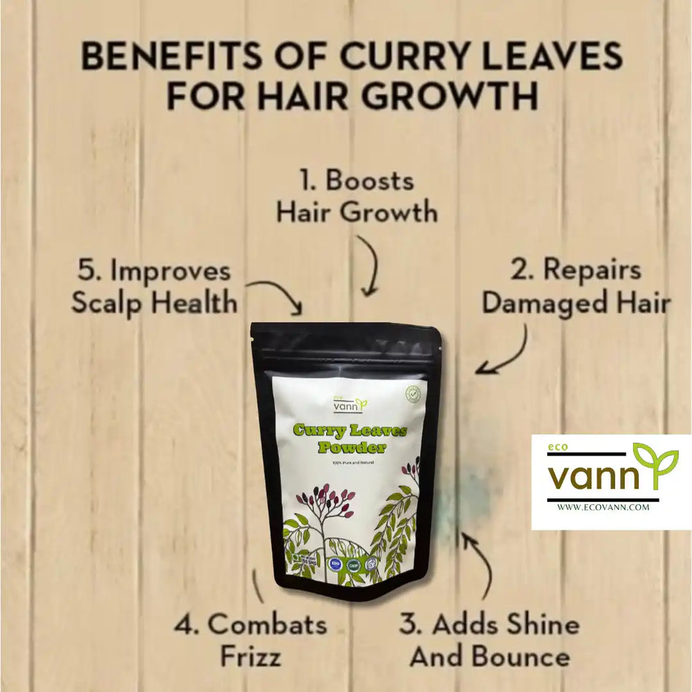 Eco Vann Curry Leaf Powder | Pack of 6 - EarthBased