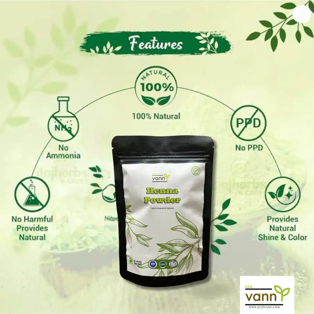 Eco vann Heena Powder | Pack of 6 - EarthBased