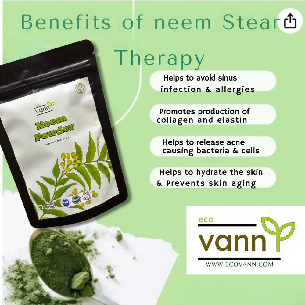 Eco Vann Neem Leaf powder | Pack of 6 - EarthBased