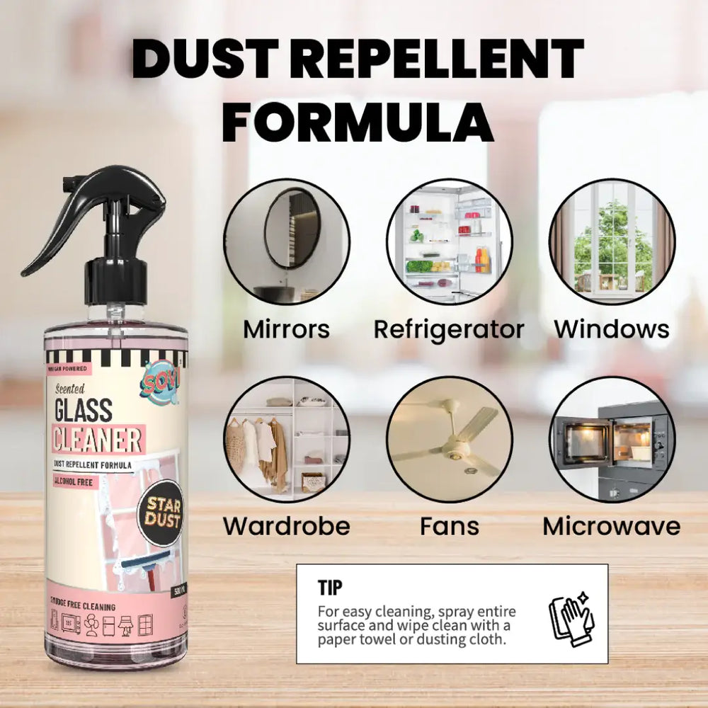 SOVI® VINEGAR POWERED SCENTED GLASS CLEANER, STARDUST ( 5L ) - EarthBased