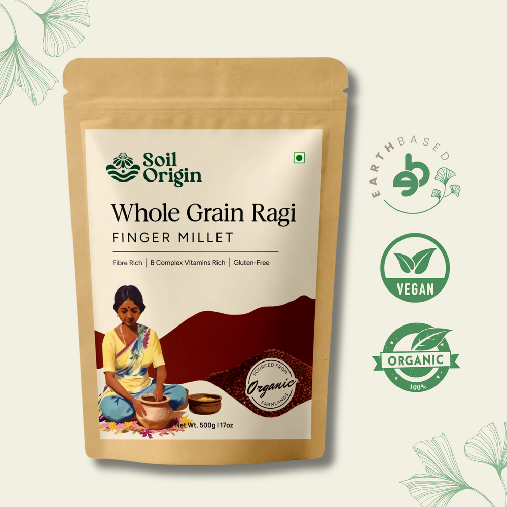 Ragi (Finger Millet) - Whole Grain - EarthBased