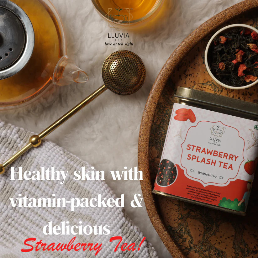 Strawberry Splash Tea by Lluvia Tea - EarthBased