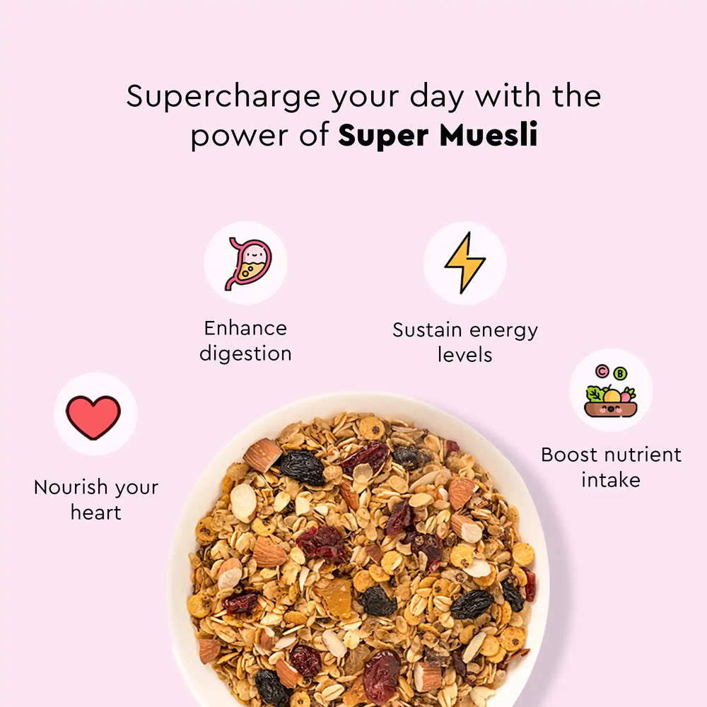 Nourish You Super Muesli Fruit & Nut - 400gm - EarthBased