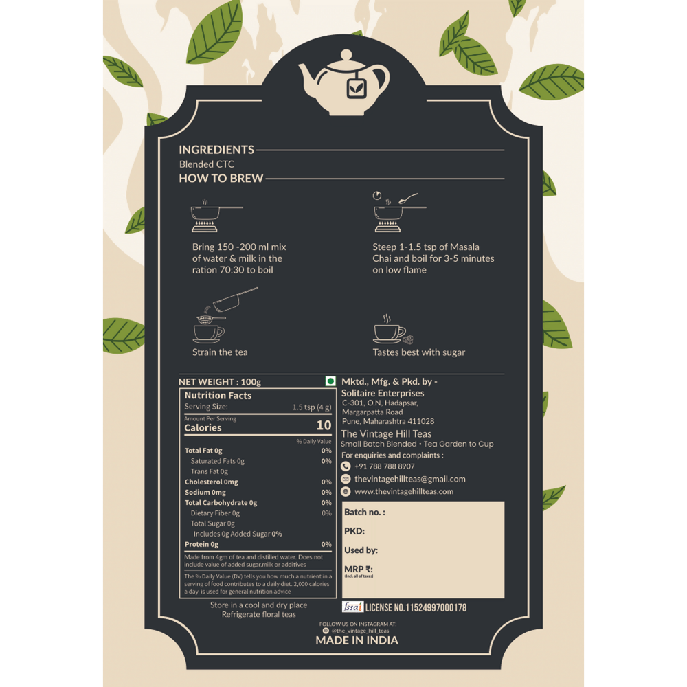 Vintage Home Chai - EarthBased