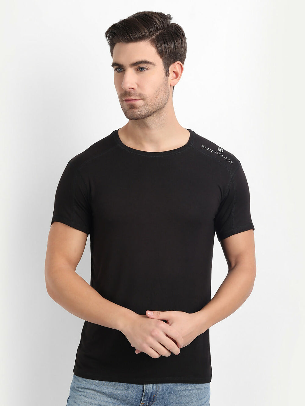 Bamboo Fabric T-Shirt for Men – Soft, Eco-Friendly, Breathable, and Stylish, Perfect for Everyday Wear and Ultimate Comfort. - EarthBased