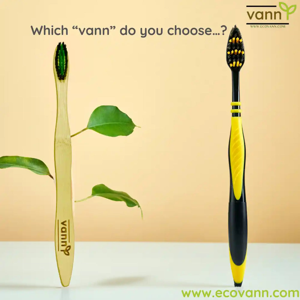 Eco Vann Bamboo Toothbrush (Pack of 2) - EarthBased