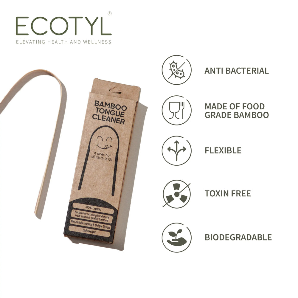 Ecotyl | Bamboo Tongue Cleaner - Set of 2 - EarthBased