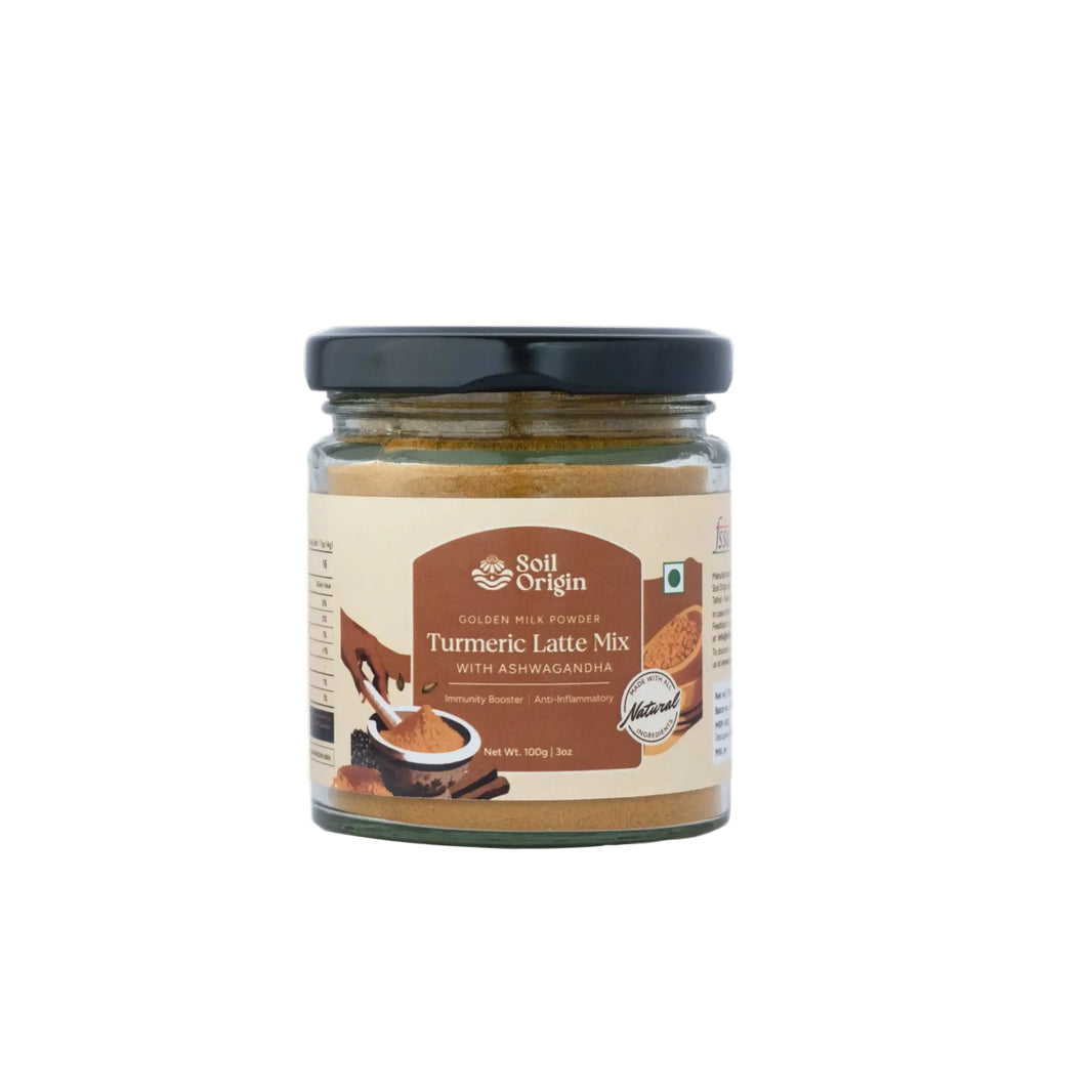 Turmeric Latte Mix With Ashwagandha | Soil Origin - EarthBased