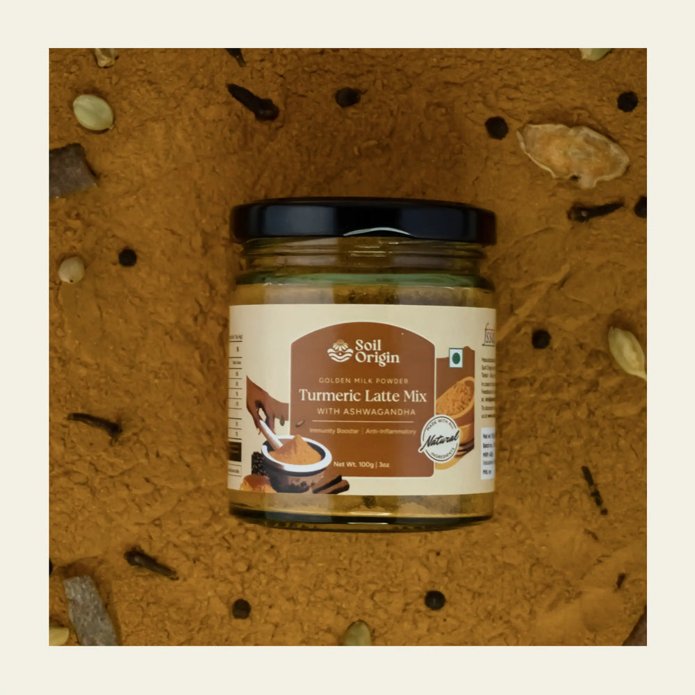 Turmeric Latte Mix With Ashwagandha | Soil Origin - EarthBased