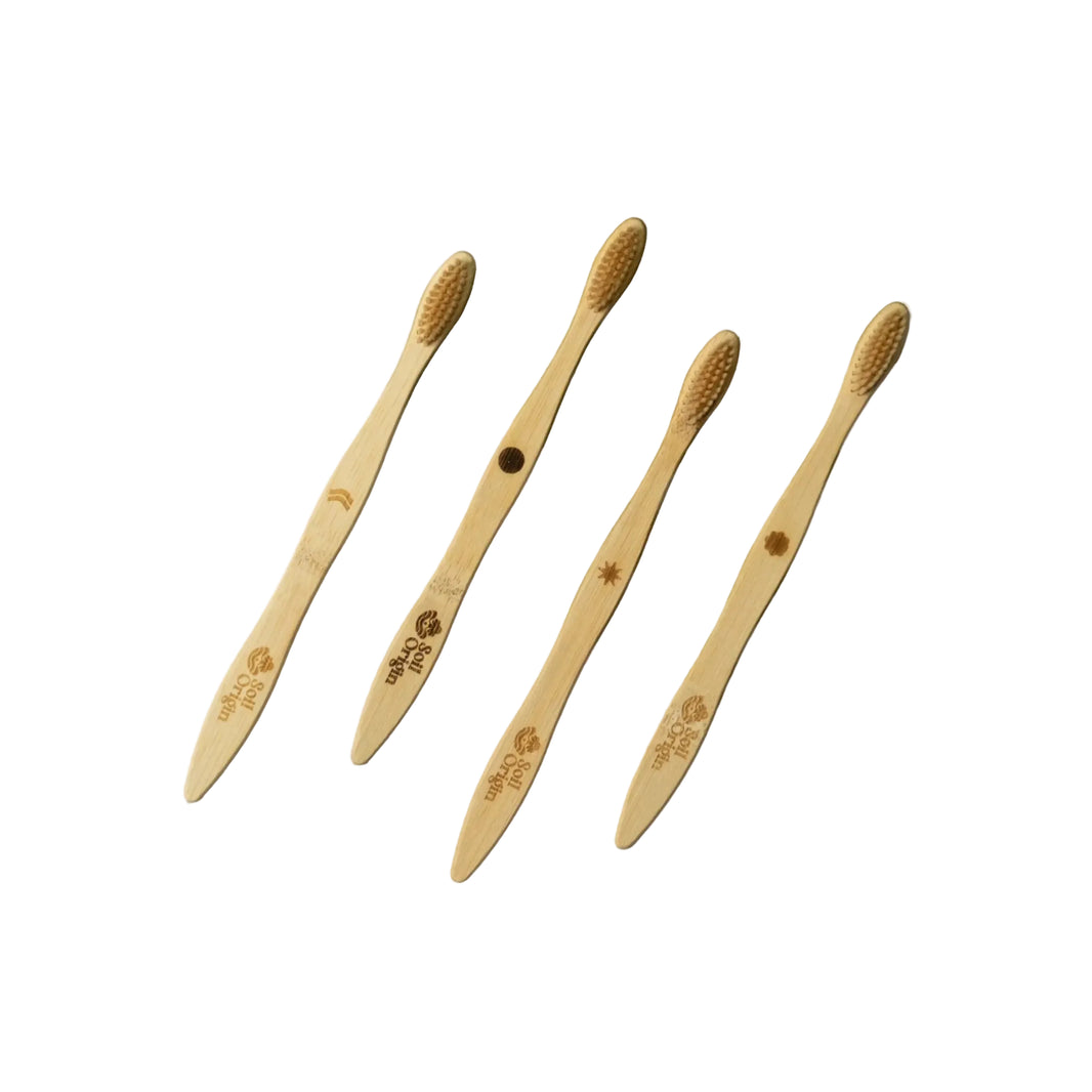 Ultra Soft Bamboo Tooth Brush | Soil Origin - EarthBased