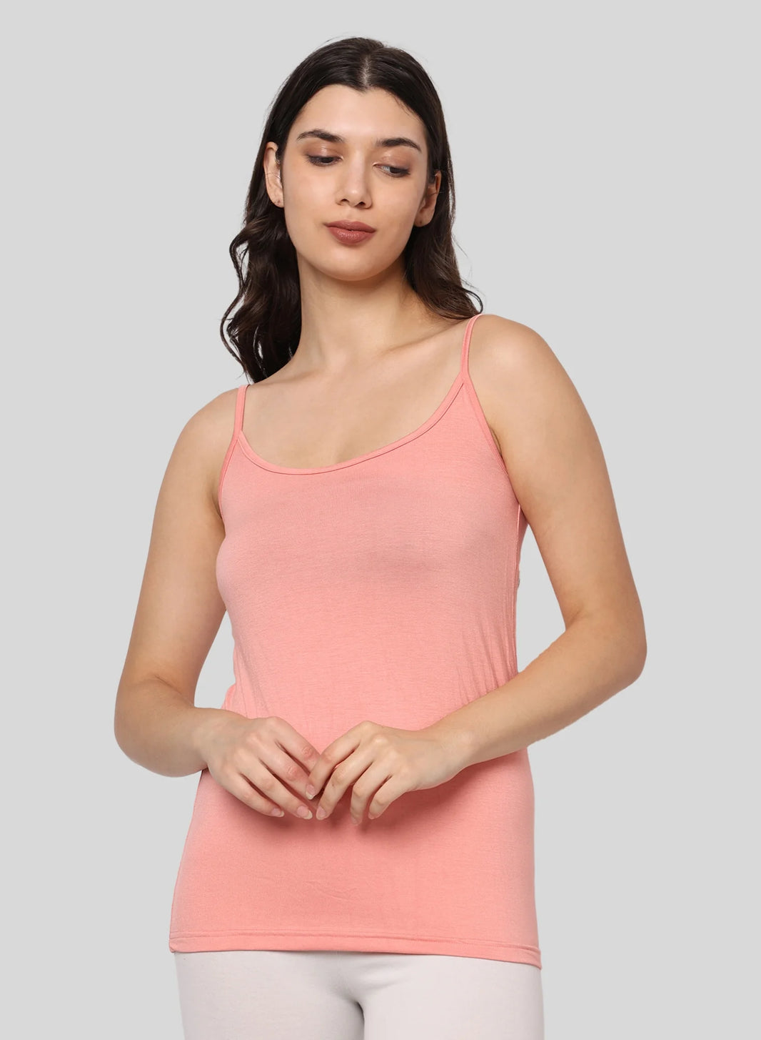 Bamboo Fabric Peach Camisole – Soft, Breathable, Eco-Friendly, and Stylish for All-Day Comfort and Elegance - EarthBased