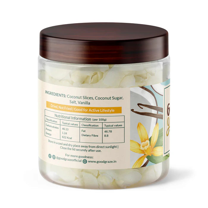 Good Graze Vanilla Coconut Chips • Pack of 2 • 200g - EarthBased