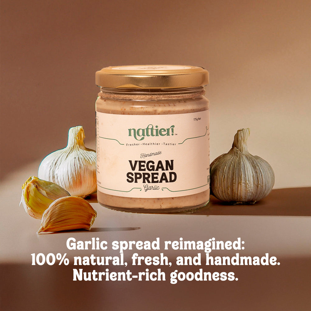 Handmade Vegan Garlic Spread - EarthBased