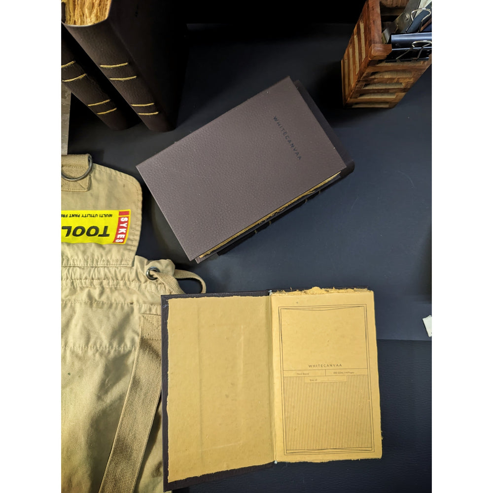 Odyssey Journal I Vegan Leather Like Journal I Old School I Timeless classic - EarthBased