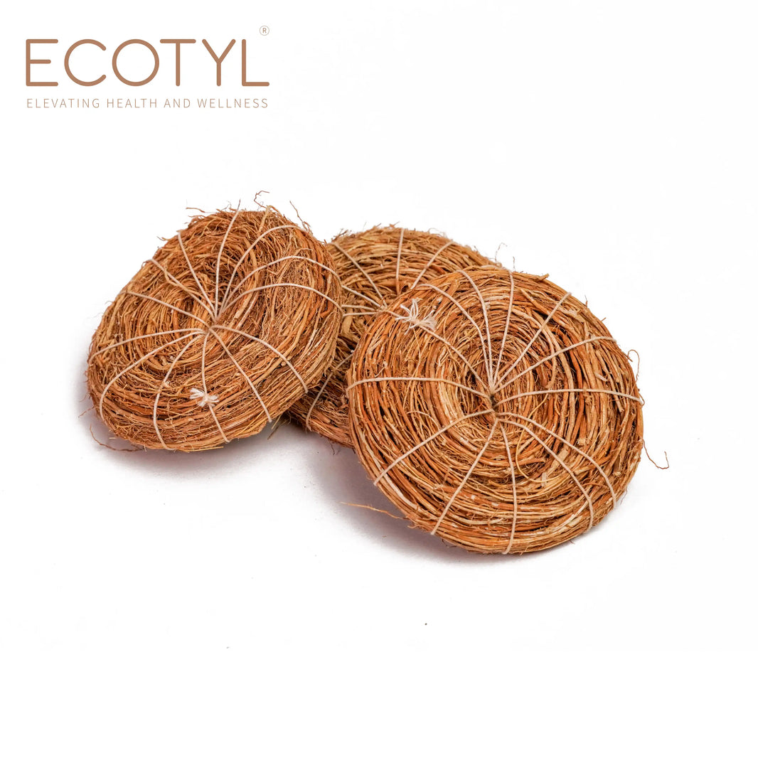 Vetiver Scrubber - Set of 3 | Ecotyl - EarthBased