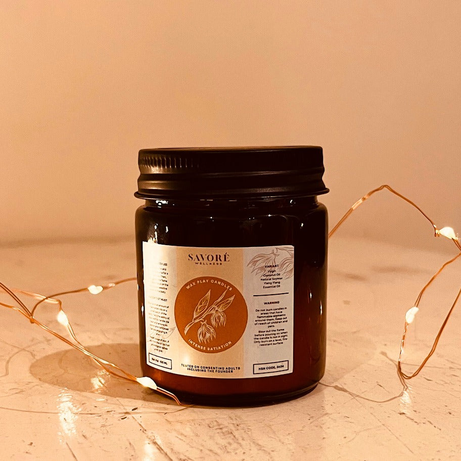 Intense Satiation Serum Candle | Savore Wellness - EarthBased