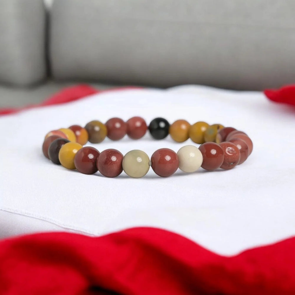 Mookaite Jasper bracelet boost immunity - EarthBased