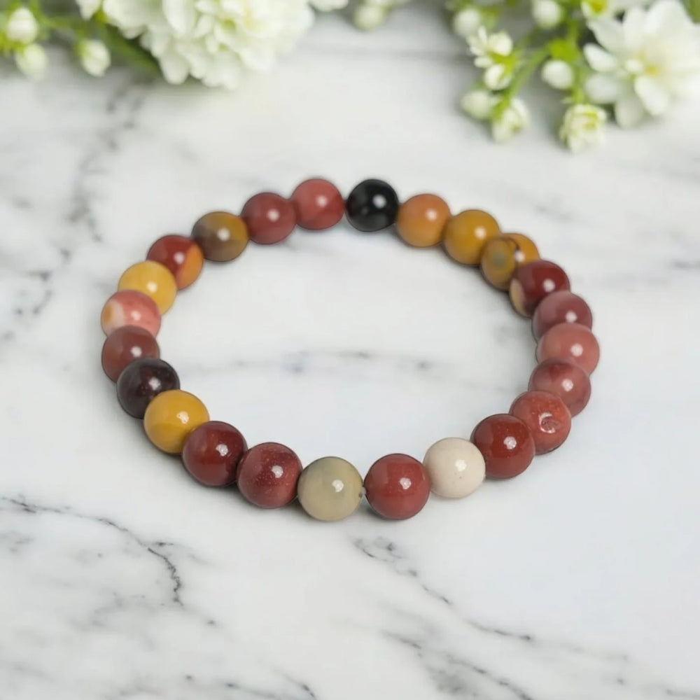 Mookaite Jasper bracelet boost immunity - EarthBased