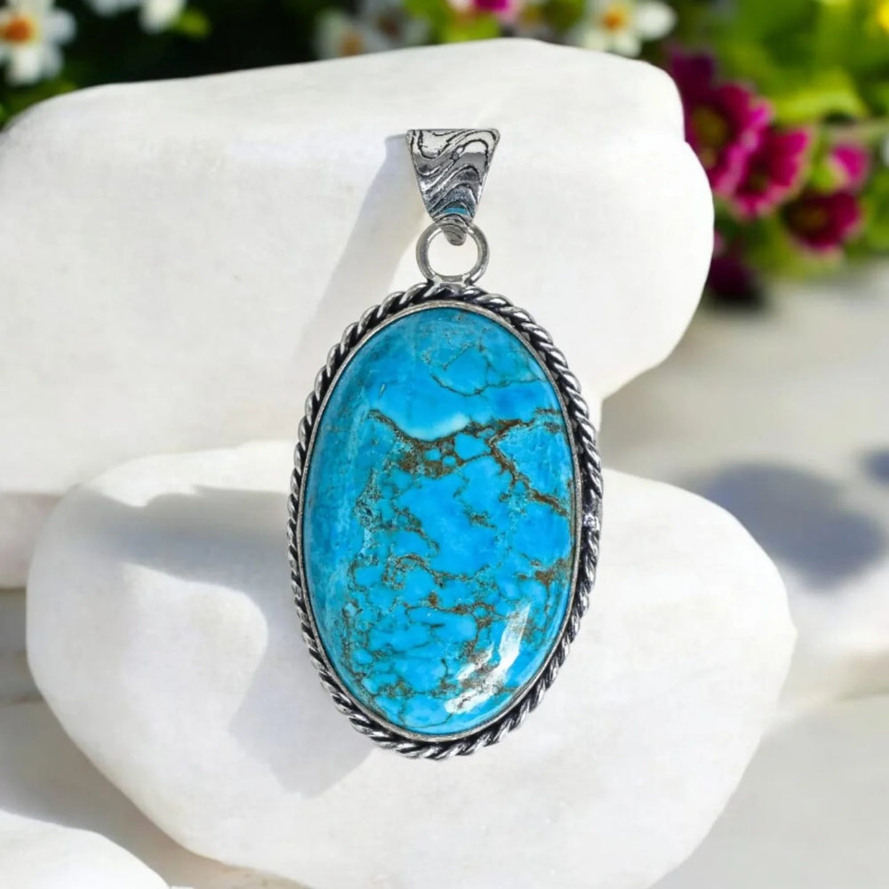 Turquoise healing Pendant - EarthBased