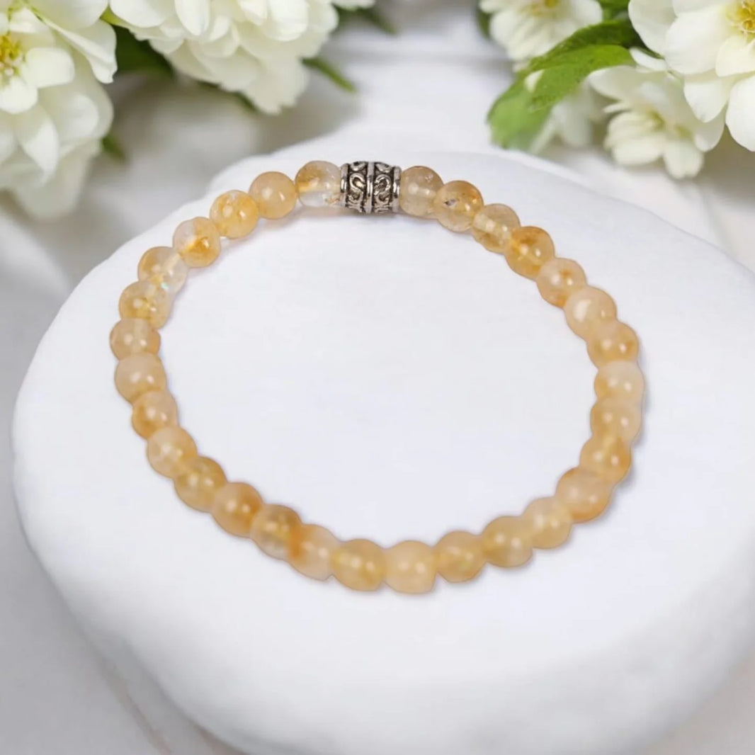 Natural Certified Citrine Bracelet For Success And Prosperity - EarthBased