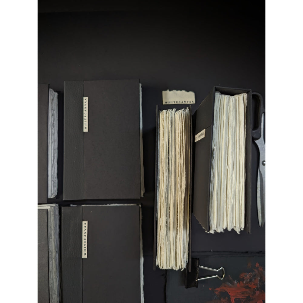Double Trouble Black Sketching Journal I White Paper Journal - EarthBased