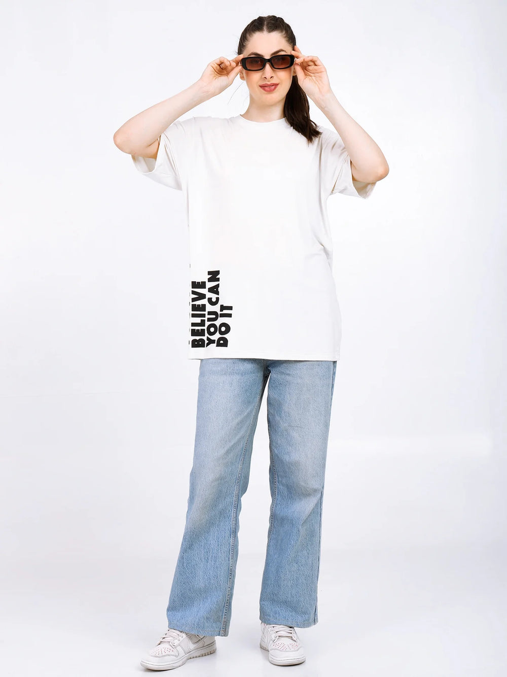Women Oversized Bamboo T-Shirt – Soft, Breathable & Sustainable - EarthBased