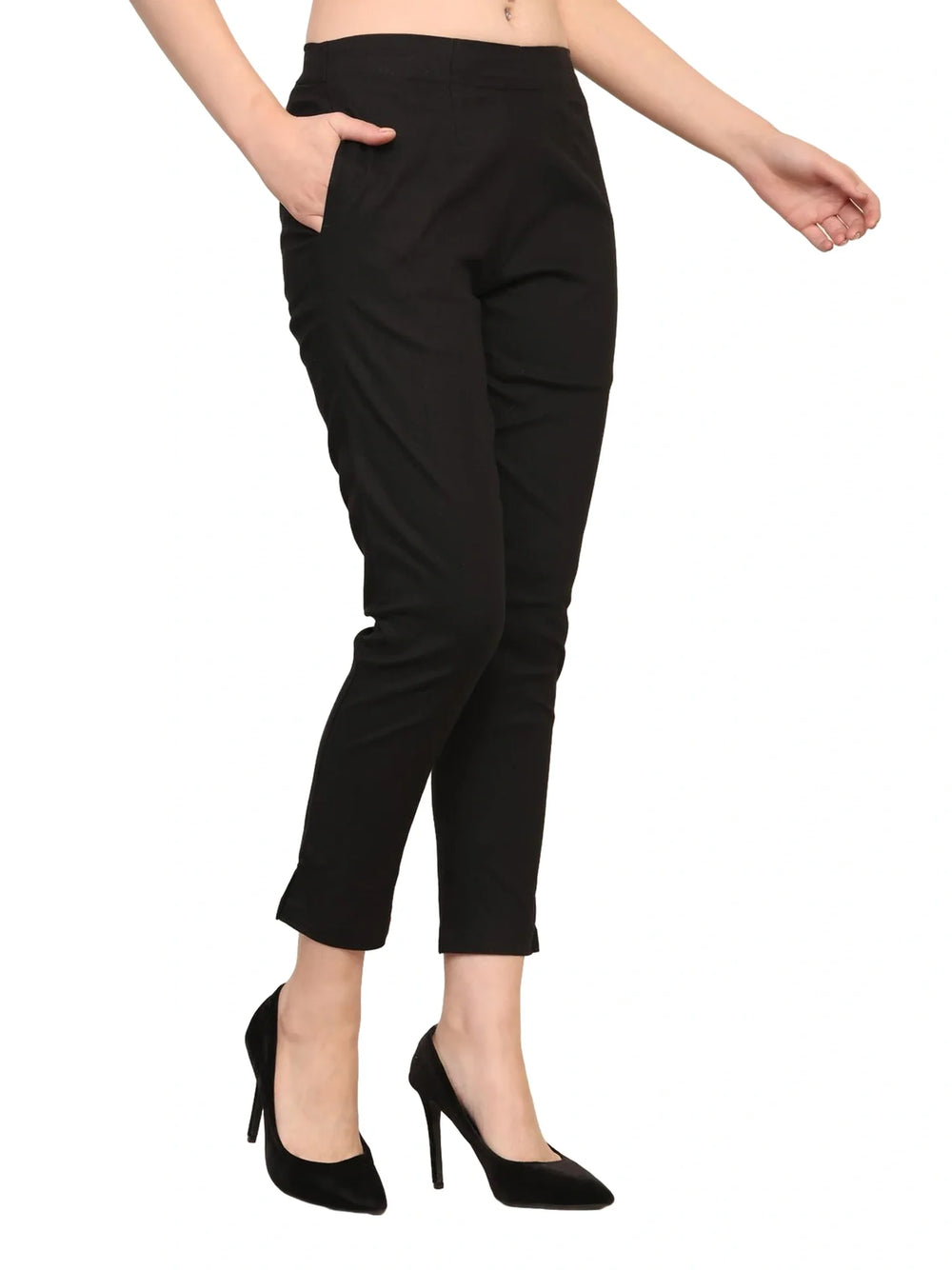 Women’s Linen Palazzo Pants – Effortless Style & Breathable Comfort | Black - EarthBased