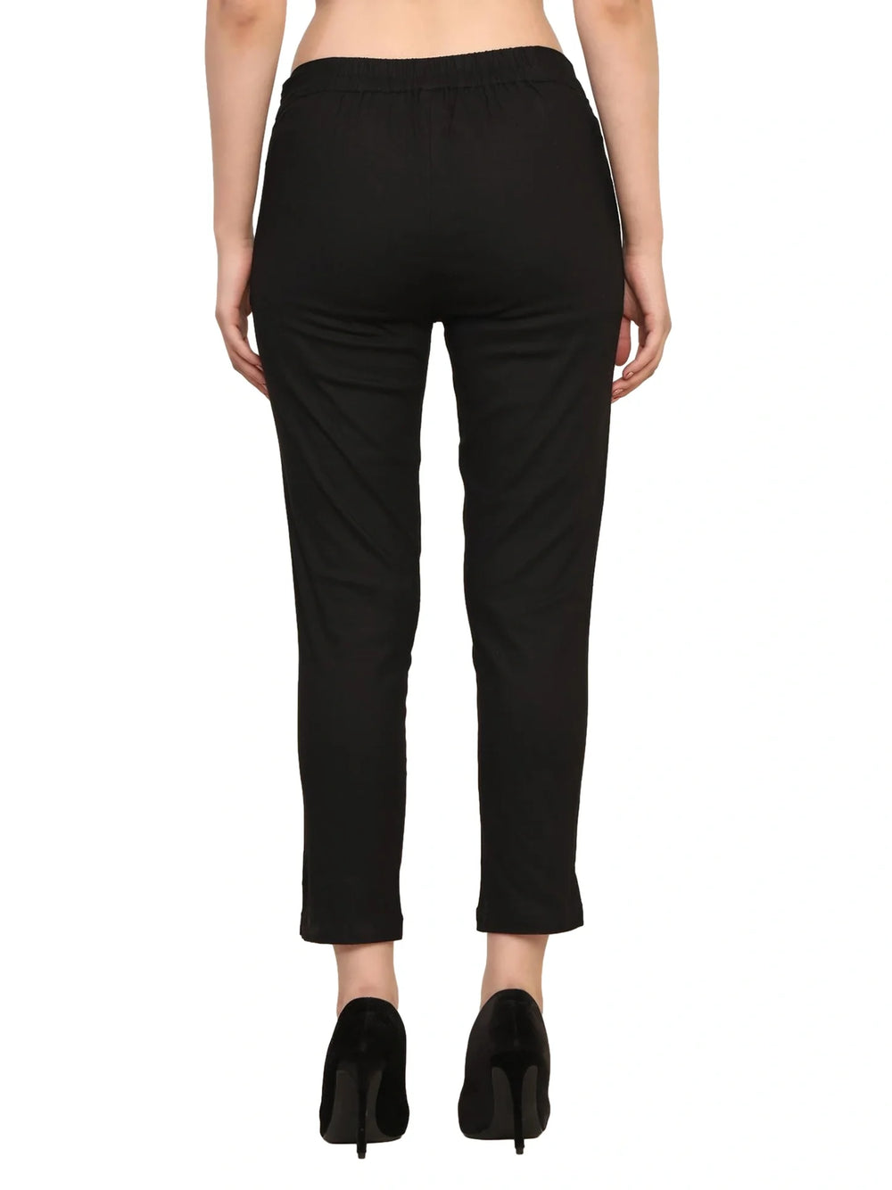 Women’s Linen Palazzo Pants – Effortless Style & Breathable Comfort | Black - EarthBased