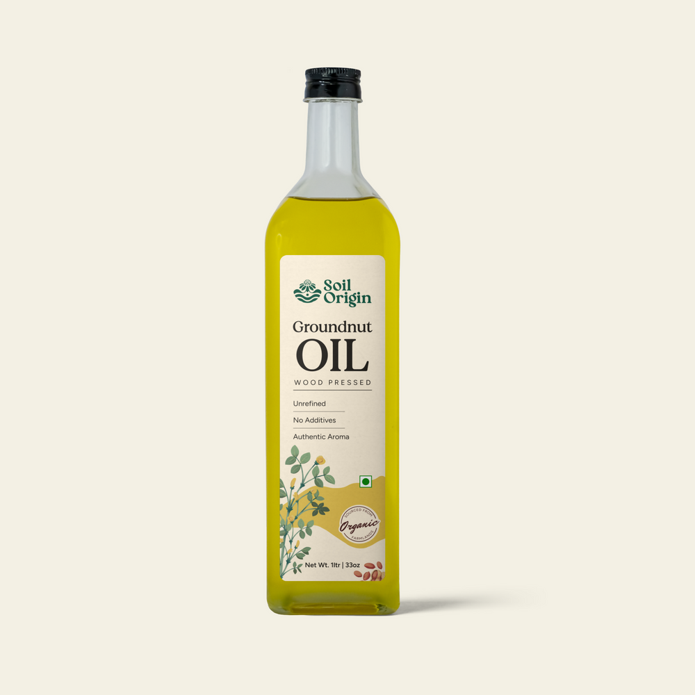 Wood-Pressed Groundnut Oil | Soil Origin - EarthBased